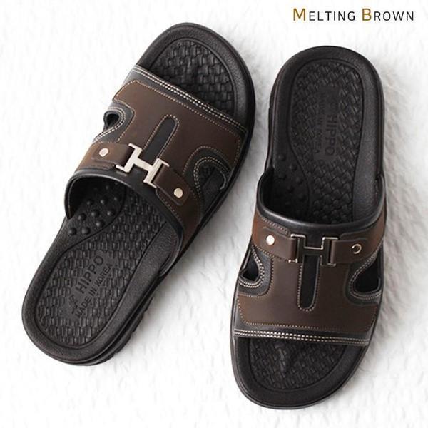 男性オフィススリッパ メンズレザー スリッパ メンズ高級スリッパ MX3