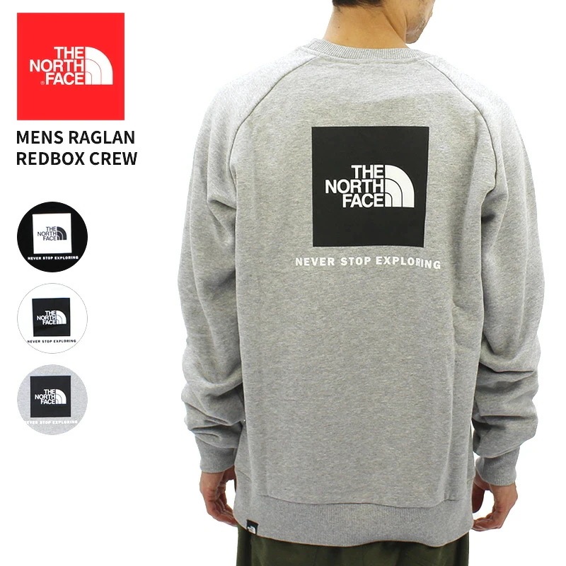 ザ・ノース フェイス THE NORTH FACE Mens Raglan Redbox Crew クルーネック スウェット nf0a4sz9