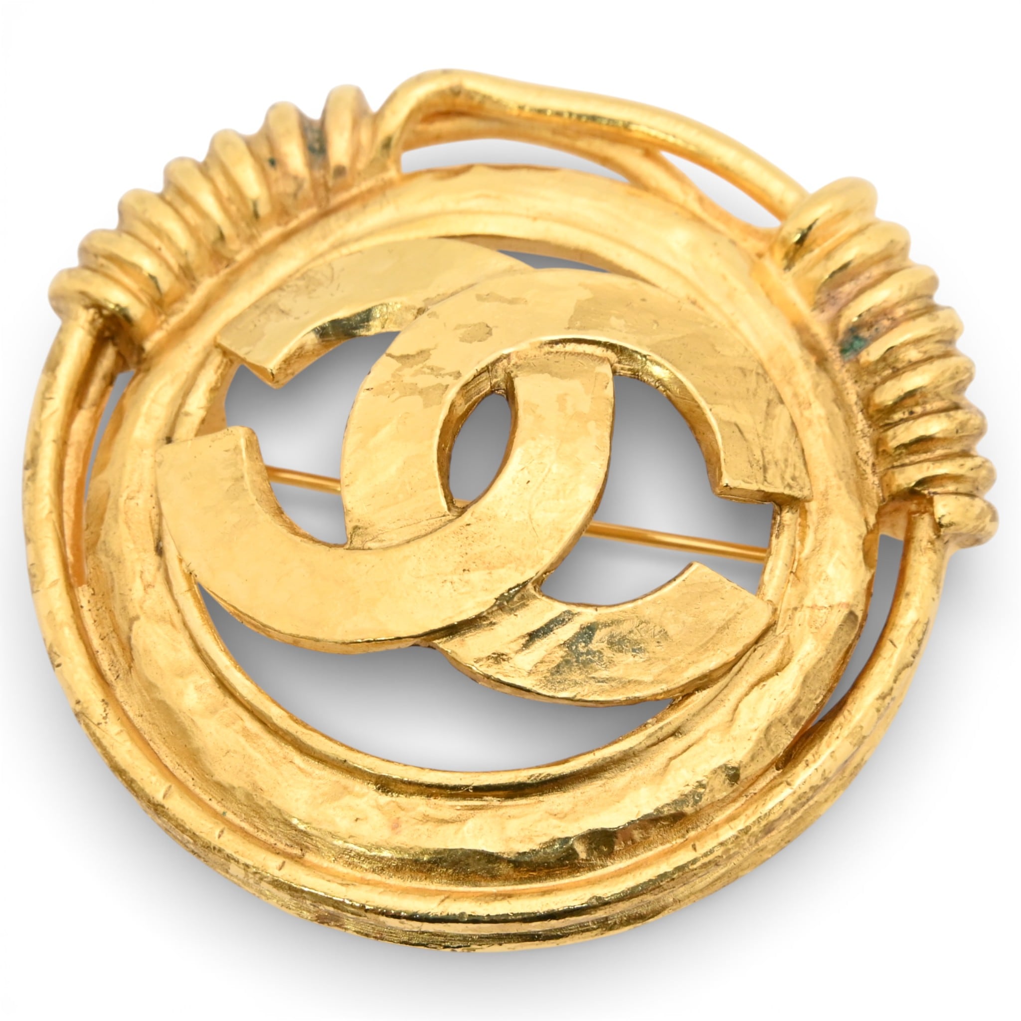 シャネル ココマーク ブローチ ヴィンテージ GP Aランク ch4040fb