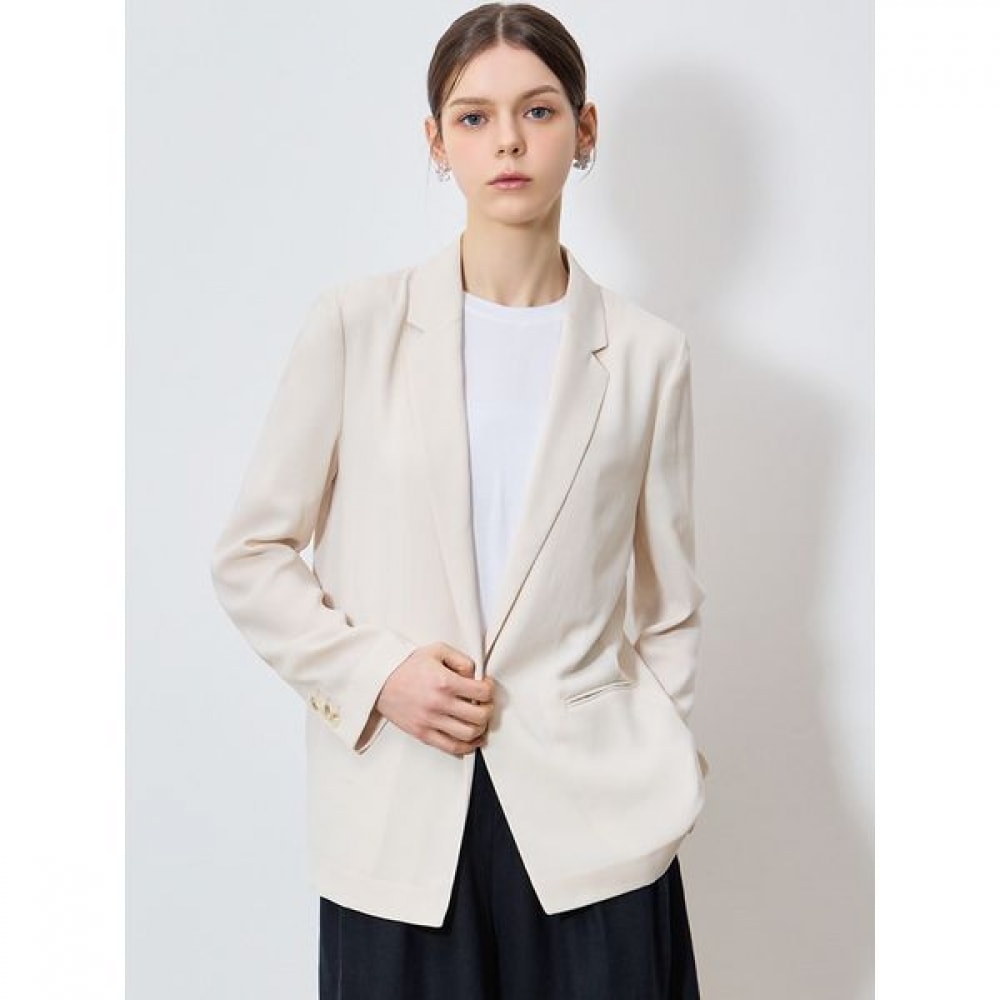 [Shes Miss] 高品質シングルレイヤーシングルベーシックジャケット (価格:248,000ウォン)