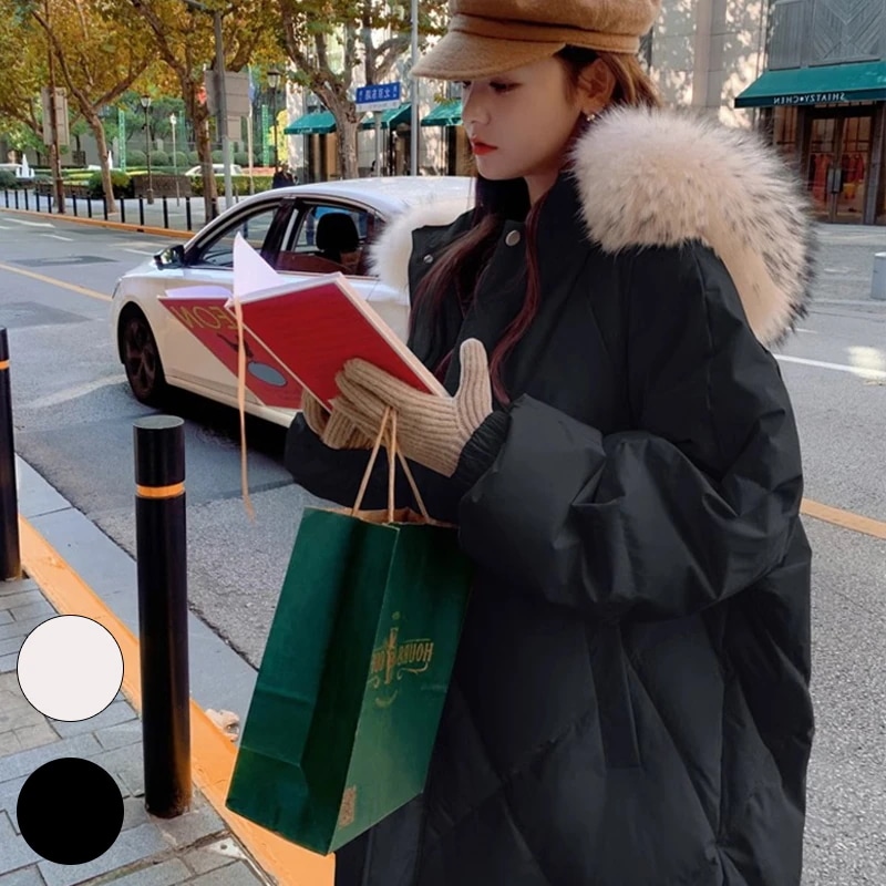 MF54 大人気 2色 韓国 ファッション ダウンコート 大きいサイズ ダウンジャケット ロングコート 韓国 コート レディース服 コットン ダウン コート レディース アウター ダウン 韓国