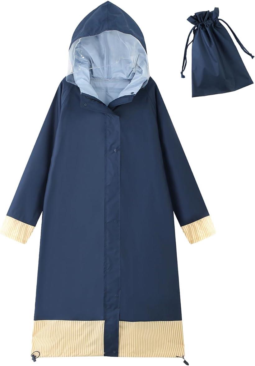 レインウェア レインコート 自転車 梅雨 防風 防水 シンプル ファッション 収納袋付き 軽量