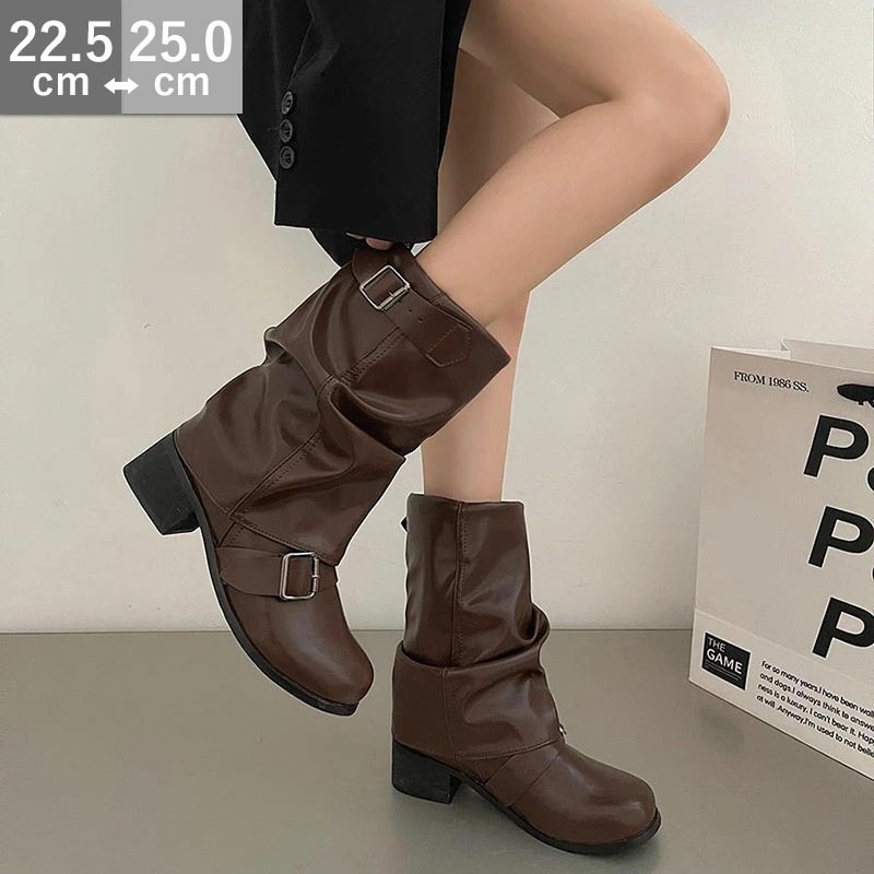 ロングブーツ レディース ブーツ ストラップブーツ ナウシカ ブーツ ナウシカブーツ 履き口 疲れにくい ヒール 歩きやすい おしゃれ 春ブーツ 靴 ローヒール 大きいサイズ やわらか 柔らかい 歩き