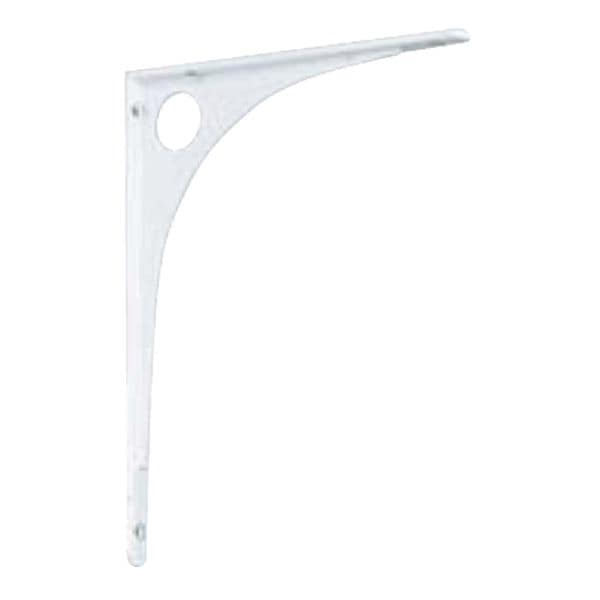 水上(MIZUKAMI) コンパクト棚受 白 300×350mm (1箱(4本入))