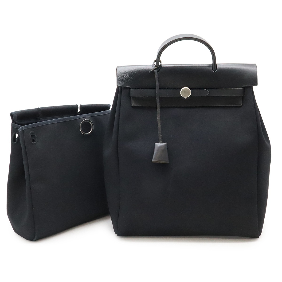 エールバッグ アドPM リュックサック バックパック 2WAY ハンドバッグ トワルオフィシエ レザー ブラック 黒 C刻