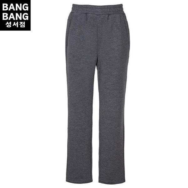 HC04 冬の男性用ポケットジッパー 裏起毛 トレーニングパンツ フリース 無地 暖かく快適な着用感 (S42293963)