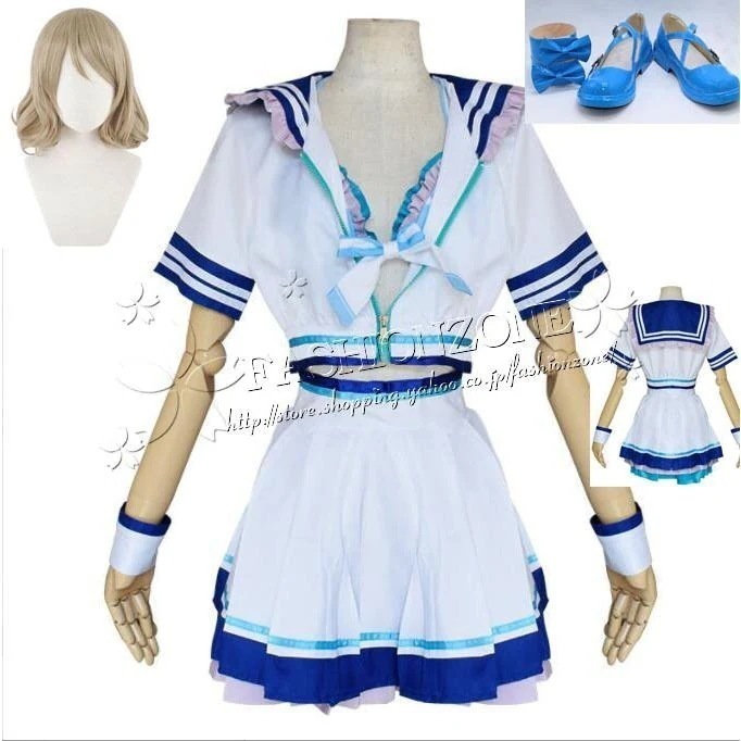 【品質良い 大好評中】ラブライブ!スクールアイドルフェスティバル 渡辺曜(わたなべ よう)コスプレセーラー服 水着 cosplay コスチューム イベント アニメ ハロウィン仮装 変装