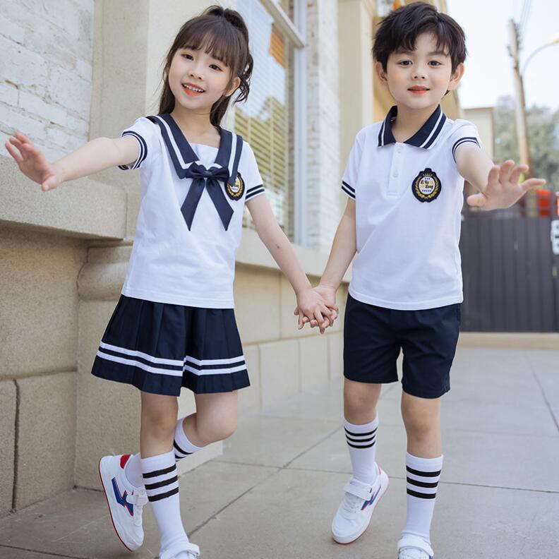 Ｔシャツ+パンツ/スカート 入学式 可愛い 上下セット 小学生 運動服 発表会 学生制服 運動会 子供服 卒業式 100cm-180cm 女の子 2色 合唱団 幼稚園制服 学園祭 セットアップ服 男の