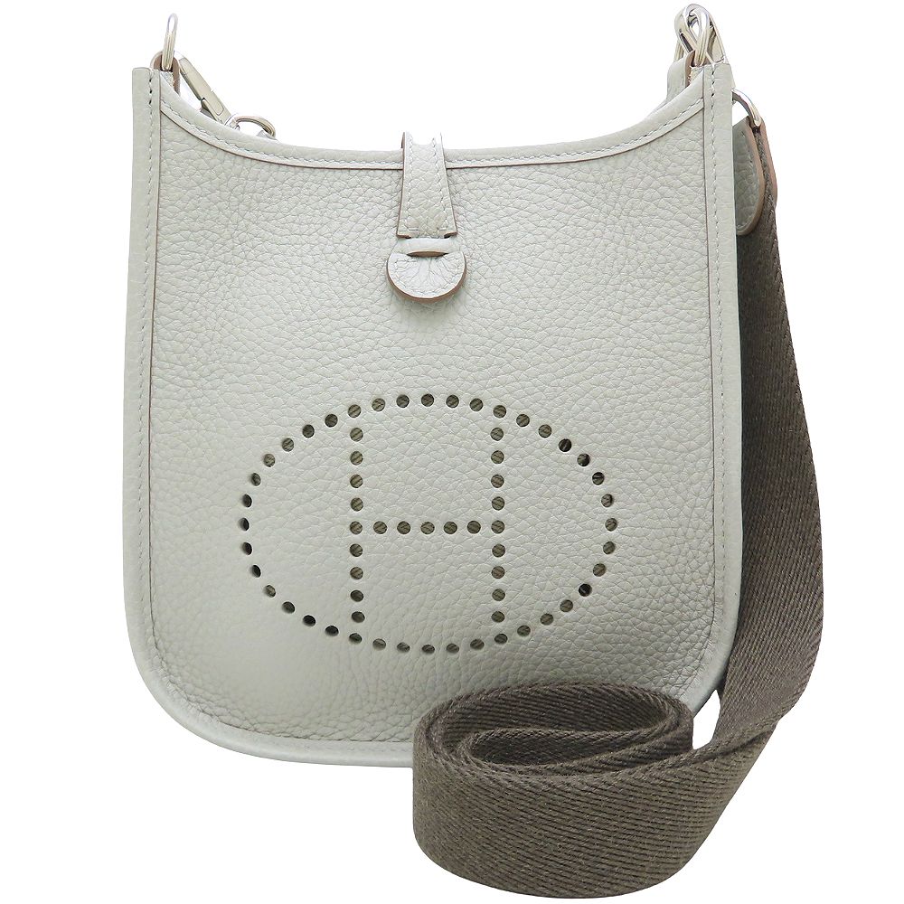 エヴリンTPM ショルダーバッグ エブリン C刻印 2018年 トリヨンクレマンス ブルーペール/352628【中古】