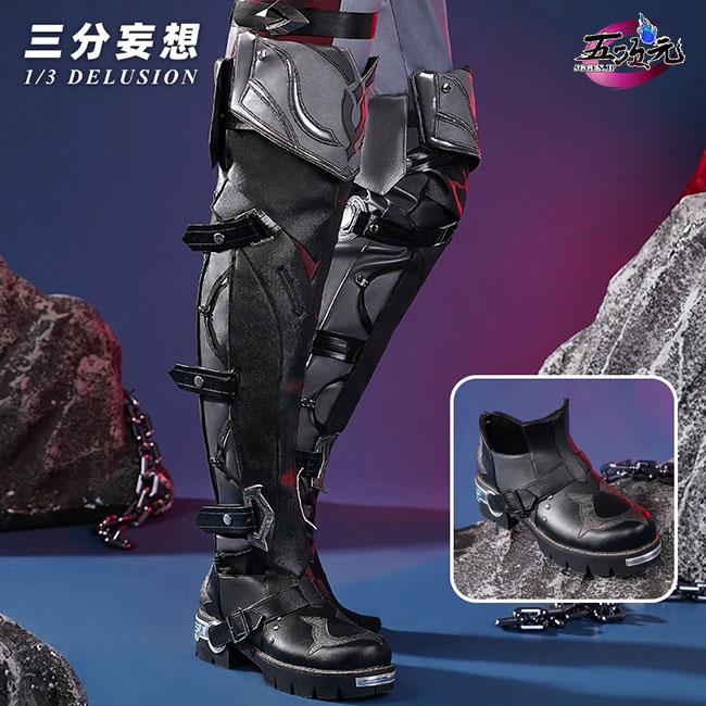 三分妄想　原神　コスプレ　リオセスリ　靴　靴カバー込み