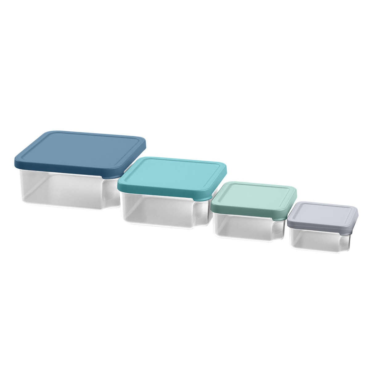 保存容器 フレームストレージ 4個セット Abode Homewares アボードホームウェア プラスチック 密閉 食洗機対応 電子レンジ対応 密閉容器 プラスチック容器 食品保存容器 保存