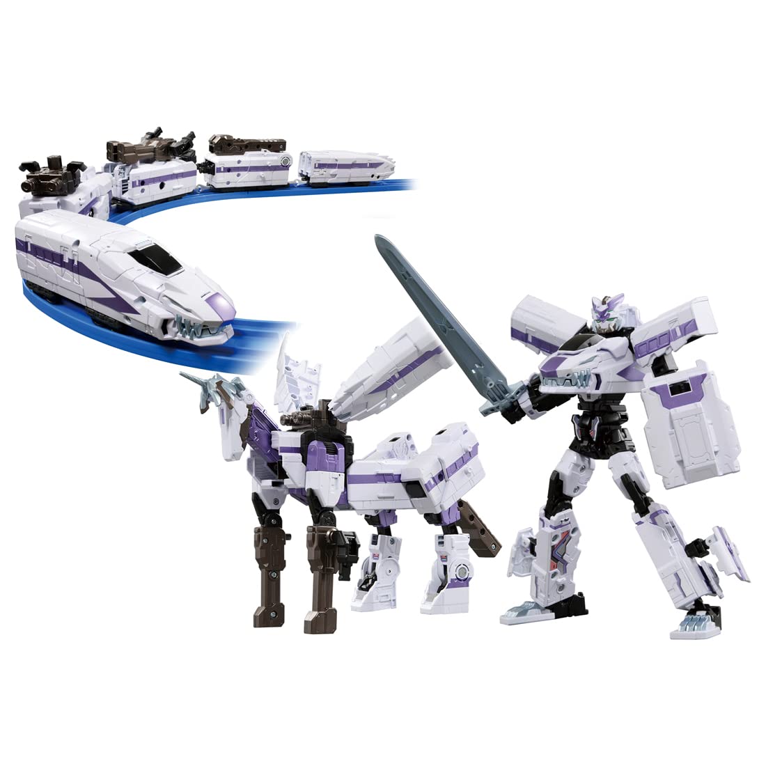 タカラトミー 『 プラレール 新幹線変形ロボ シンカリオンZ ダークシンカリオンアブソリュート 』 電車 列車 おもちゃ 3歳以上 玩具安全基準合格 STマーク認証 PLARAIL TAKARA TO