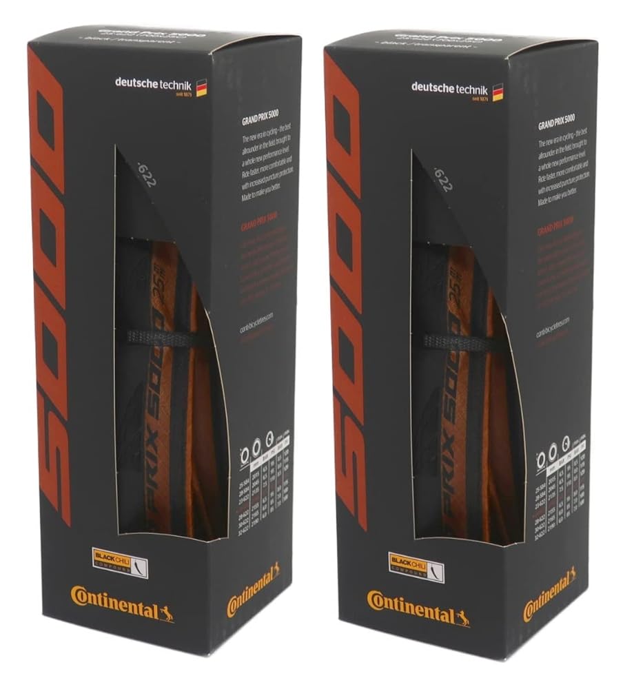 2本セット Continental(コンチネンタル) GRAND PRIX 5000 グランプリ5000 トランスペアレントスキン ブラック black/transparent skin (700x2