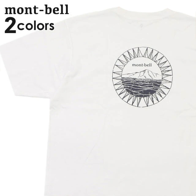 モンベル mont-bell Pear Skin Cotton Tee Shimayama ペアスキンコットン しま山 2104815 200-009352-040