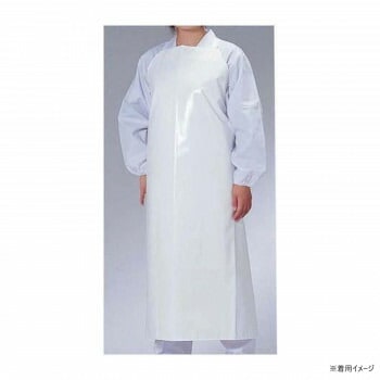 ワコウ　マイティクロス　エプロン　胸当てタイプ　S　ホワイト　E1001-0　SEP7401