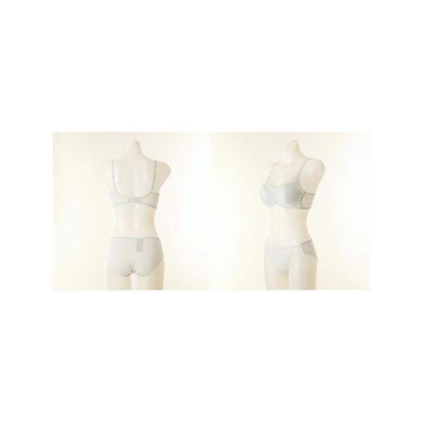 Gカップ アッシュ メモリー ver.2 サイドカバーアップ 女性ブラ + バックレースパンティーセット VBR9001.._P407163516