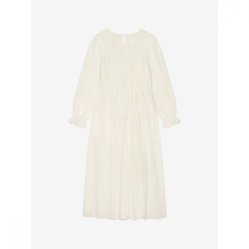 (ヴィッキー) シフォンスモークロングワンピース (TKOAC2502) 4,811円