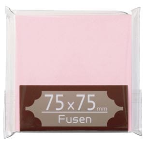 （まとめ） TANOSEE ふせん 75×75mm 桃 1冊 (×30セット)