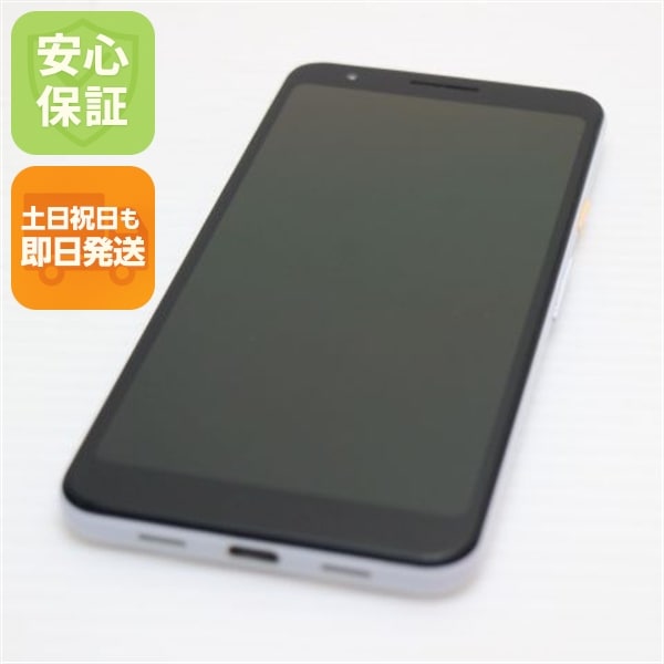 超美品 Google Pixel 3a クリアリーホワイト 137