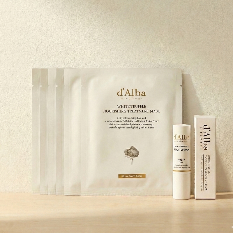 ホワイトトリュフ集中ケア リップバーム＋フェイスマスク（4枚）スペシャルセット
