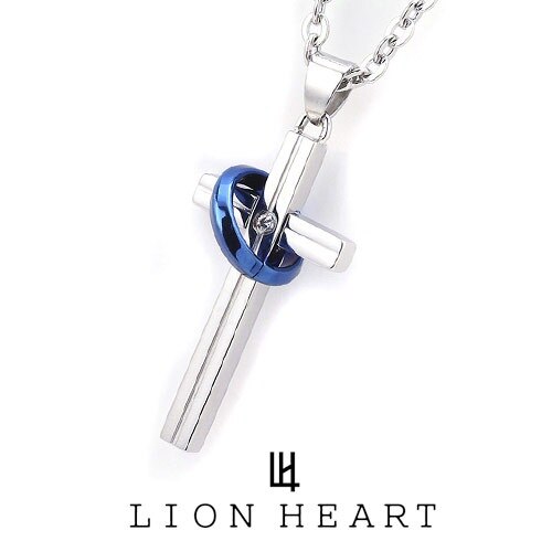 国内正規品 ネックレス メンズ ビジネス 04N123SMBL ペンダント 十字架 クロス ステンレ