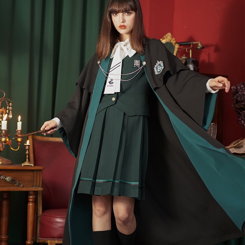 【激安本日限定】ハリーポッターマジックローブ ジャンビーンストーリー Jk制服 魔法使いローブ フード付きマント イギリス 女子大生