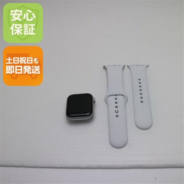超美品 Apple Watch SE（第2世代） 40mm GPS+Cellular シルバー スマホ 中古土日祝発送OK 即日発送　　 75
