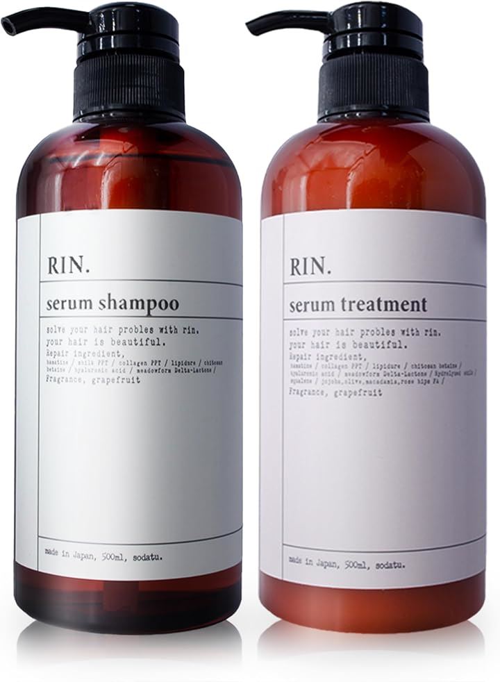 髪お悩み専門の美容師作成RIN. リン 美容室専売品/アミノ酸シャンプー/ダメージ集中補修/くせ毛(500ml) 9,080円