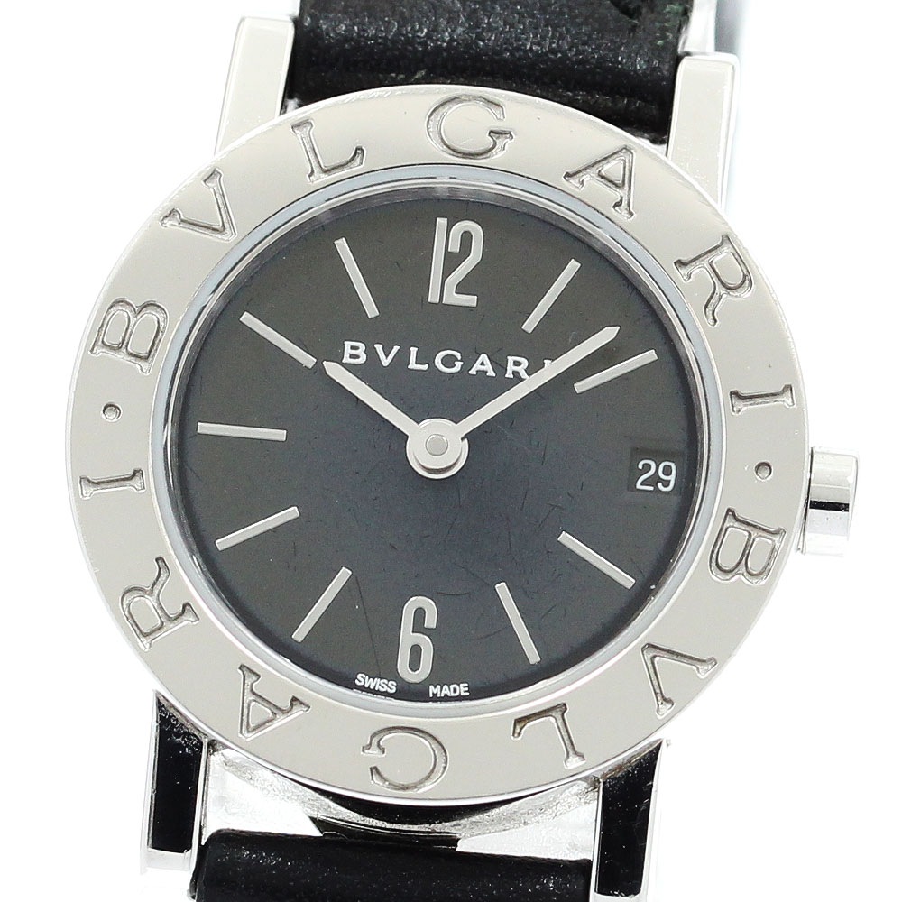 ブルガリ BVLGARI BB23SL ブルガリブルガリ デイト クォーツ レディース 保証書付き_905049【中古】