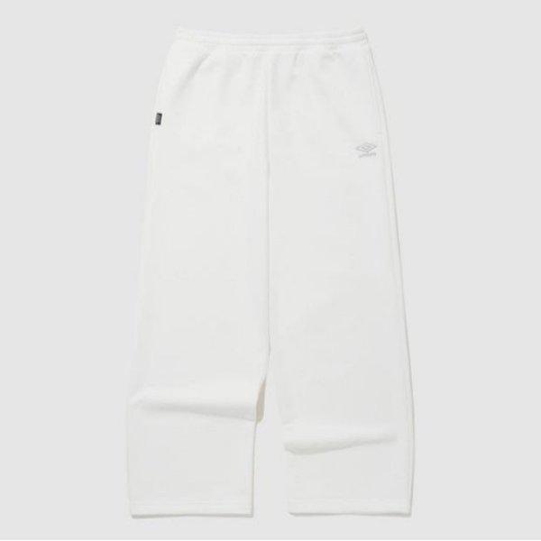 パンツ LQC UQ123CFP16-WHT エッセンシャルプラス ワイドストレートパンツ WHITE