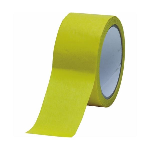 （まとめ）耐熱マスキングテープ クレープ紙 高耐水性 12mmx50m 1巻[x50]