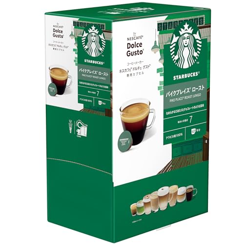 スターバックス パイクプレイス ローストドルチェ グスト 専用カプセル 60P,箱,レギュラーコーヒー,ブラックコーヒー,ポッド 9,212円