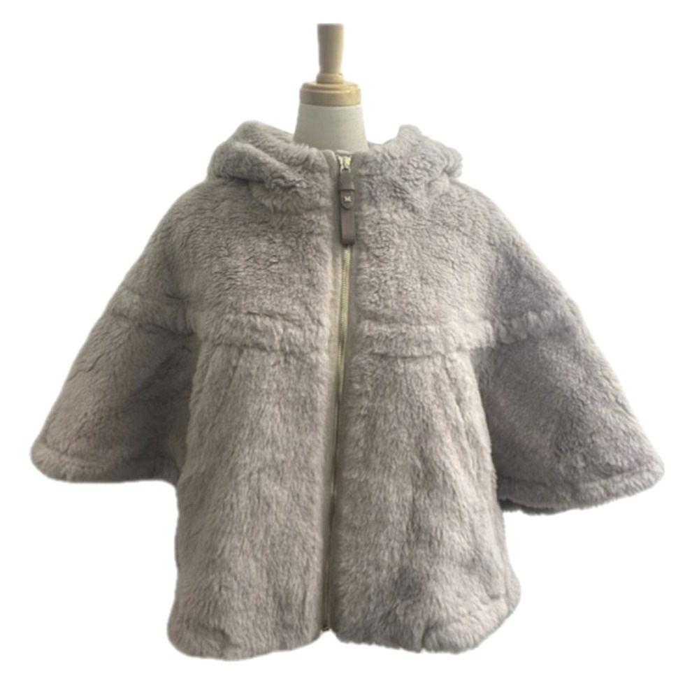 MAX MARA マックスマーラ ポンチョ 25247361926 ペタロ テディベア ケープ アパレル アウター フード付 アルパカ グレーベージュ ベージュ