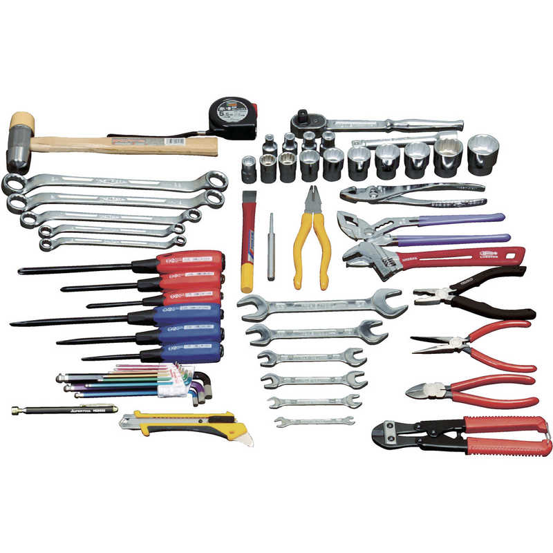 トラスコ中山　ピカイチ 産業用機械工具セット 49点　PKS1