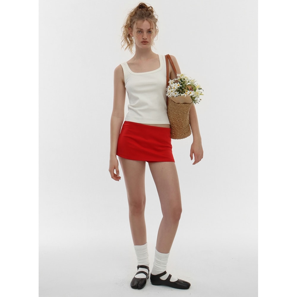 ブラックアップ テンションミニスカートパンツ ニッソン