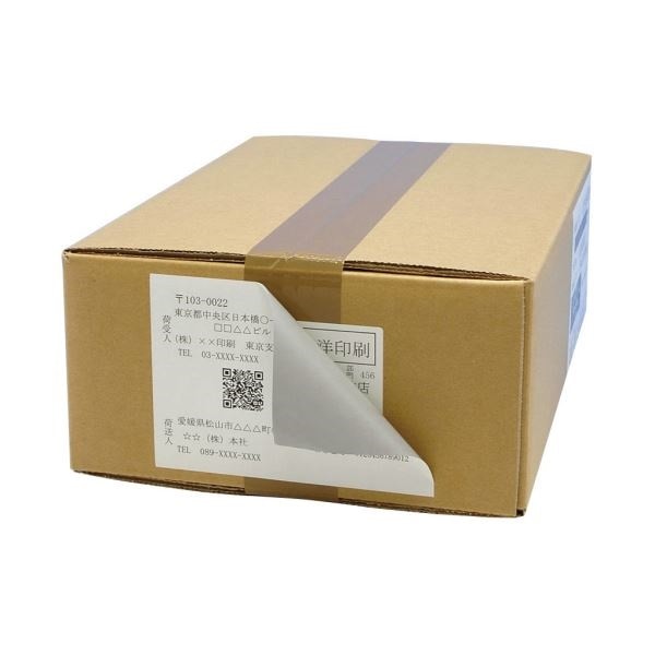 東洋印刷レーザープリンタ対応訂正用ラベル A4 ノーカット 裏面スリット縦 1本入 CLT-7 1箱（500シート:100シート5冊）