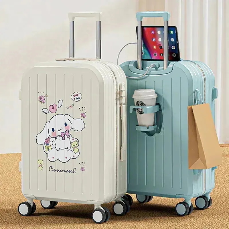 無料限定新品登場 セ一ル多機能スーツケース漫画模様プリントスーツケース軽量静音学生スーツケース