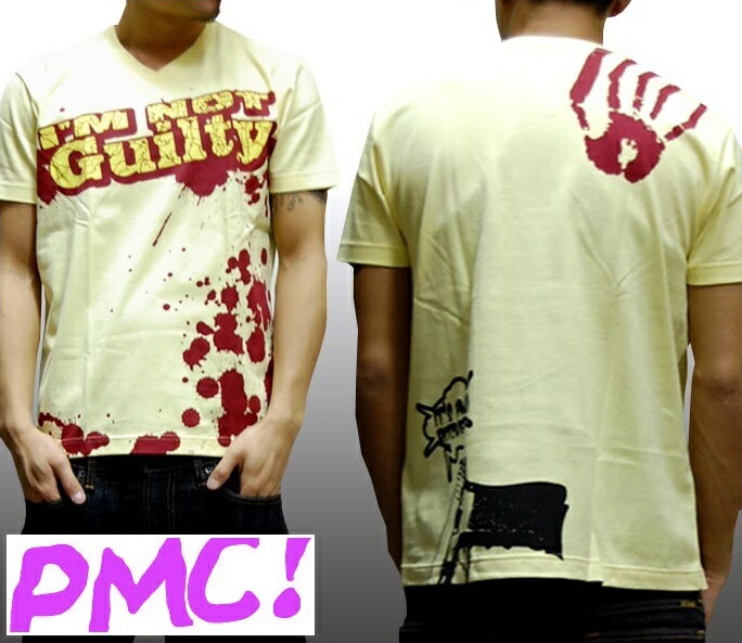 セール PMC メンズ Tシャツ I M NOT Guilty バニラ 半袖 シャツ DIRTY SOUTH サウス ピーエムシー ブランド HIPHOP ファッション ストリート ヒップホップ