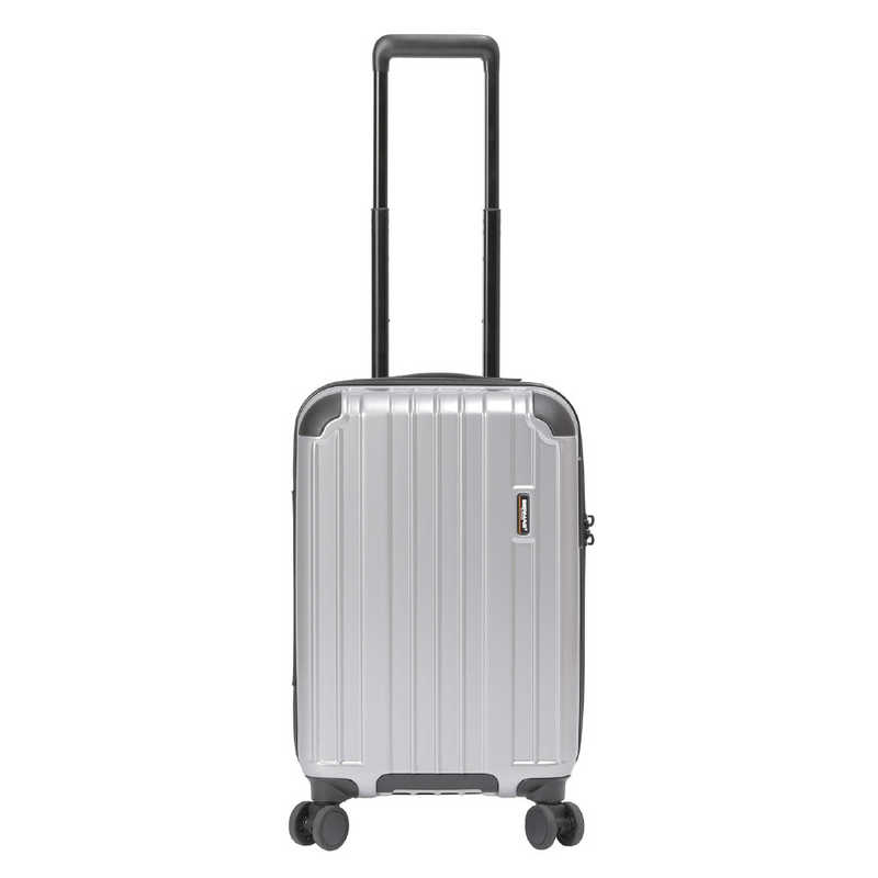 BERMAS　ストッパー付 ハードスーツケース Sサイズ 機内持ち込み 宿泊目安：～3泊 37L トラベルセントリーID搭載 ヘリテージ2 TSAロック搭載 シルバー　60530