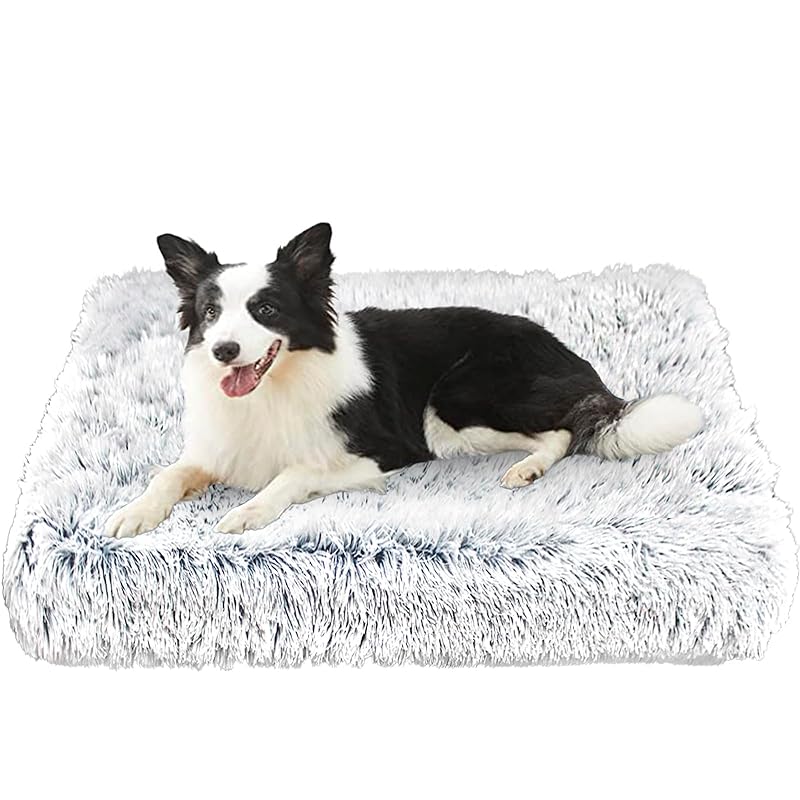 大型犬用ベッド 洗えるカバー ペットソファー スクエアベッド 滑り止め 防水 犬用クッション ぐっすり眠る 介護用 マットレス クッション性が 高反発ウレタン ふわふわ もこもこ 寝床 通気性 多頭飼