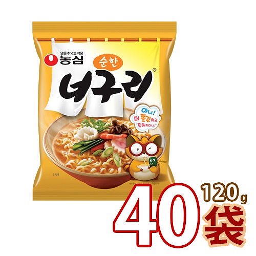 ノグリラーメン甘口40袋 (1BOX) 韓国食品 輸入食品 韓国食材 韓国料理 韓国ラーメン 非常食