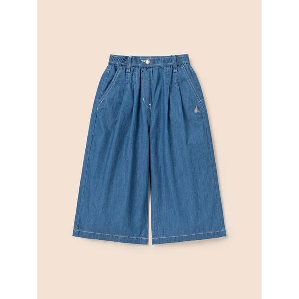 [BEANPOLE KIDS] 女児ライトセミワイドデニムパンツ ブルー(BI5221G01P)