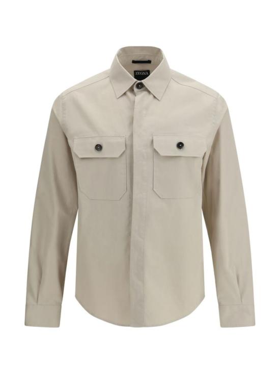 ERMENEGILDO ZEGNA Men Shirts UHV16A3 SOT8BN01G Beige