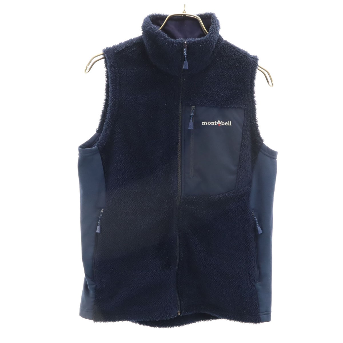 mont-bell モンベル クリマエア ベスト S ネイビー フリース アウトドア レディース 古着