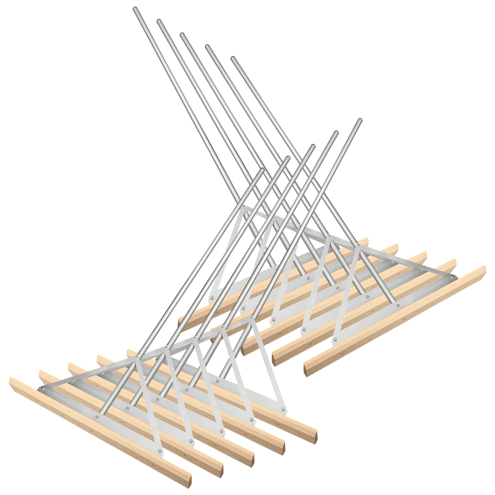 トンボ SP2 （10本セット） グラウンド 整備用 レーキ アルミ＆木製（ヒノキ）製で軽量 10年使える (幅80cm) 完全日本製 クーポン対象商品