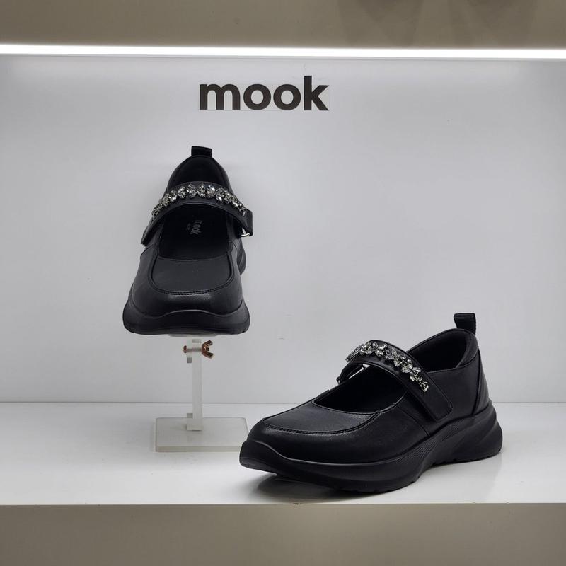 女性カジュアルラウンドクリスタルメリージェーン422256 AA HGHI2SD