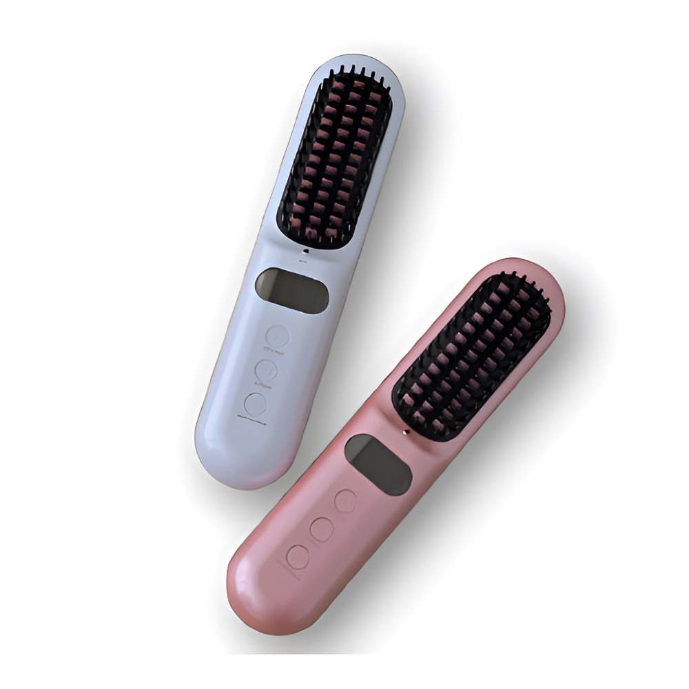髪ツヤコードレスヘアブラシアイロン