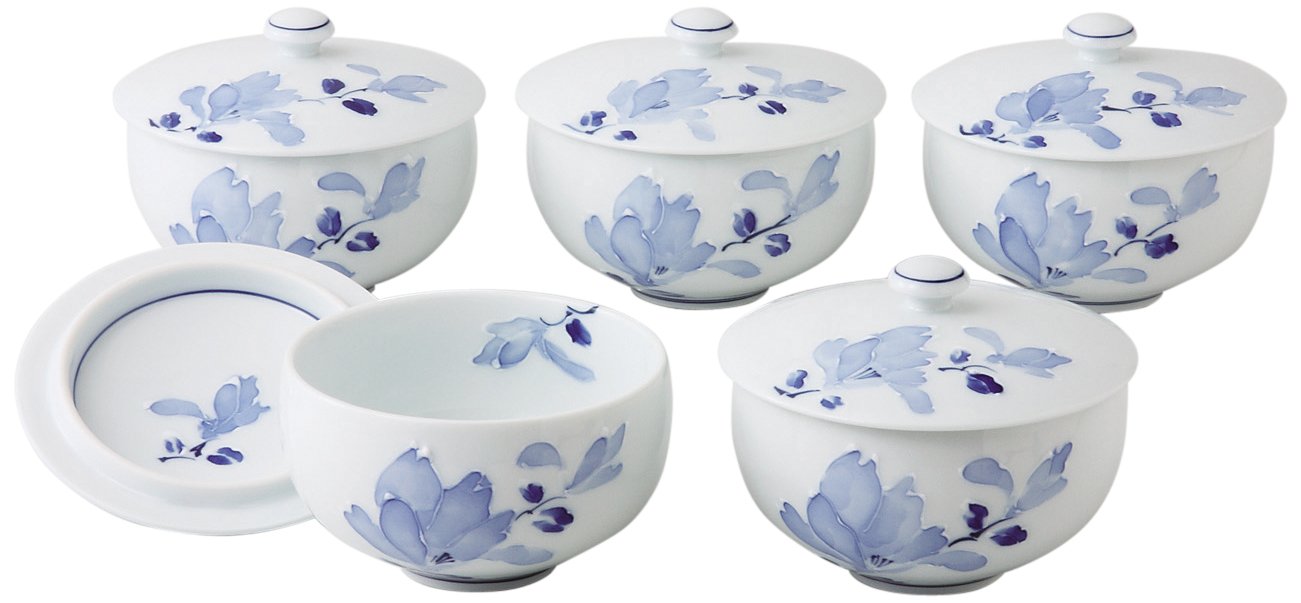 西海陶器 辻が花 蓋付汲出揃 11549