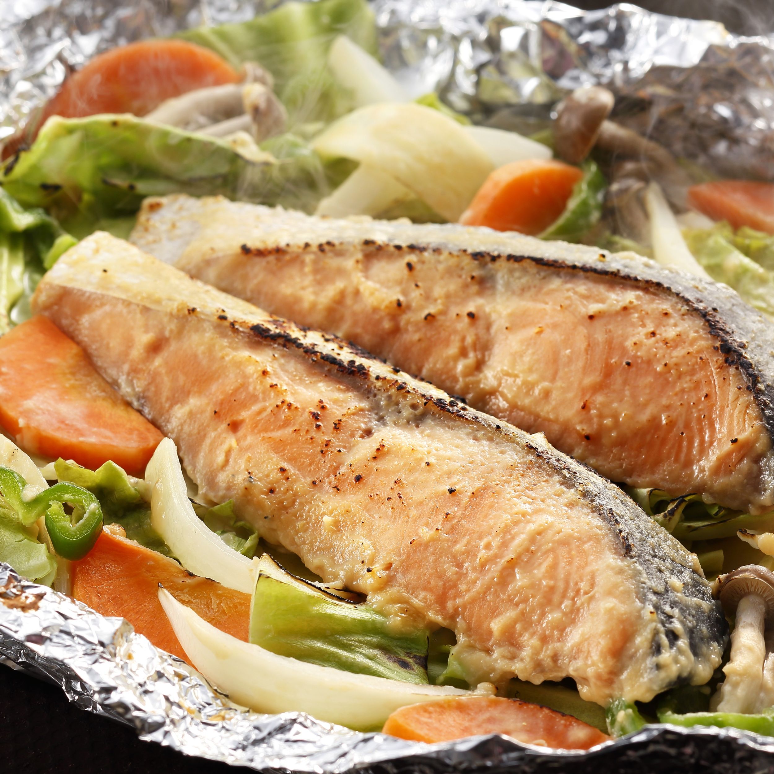 北海道 知床羅臼 鮭のちゃんちゃん焼き