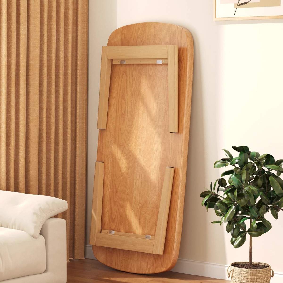 ベッドの上の小さなテーブル折りたたみ可能なコンピューターデスクベッドルーム学生勉強デスクライティングデスクソリッドウッドデスクベビーリーディングデスク